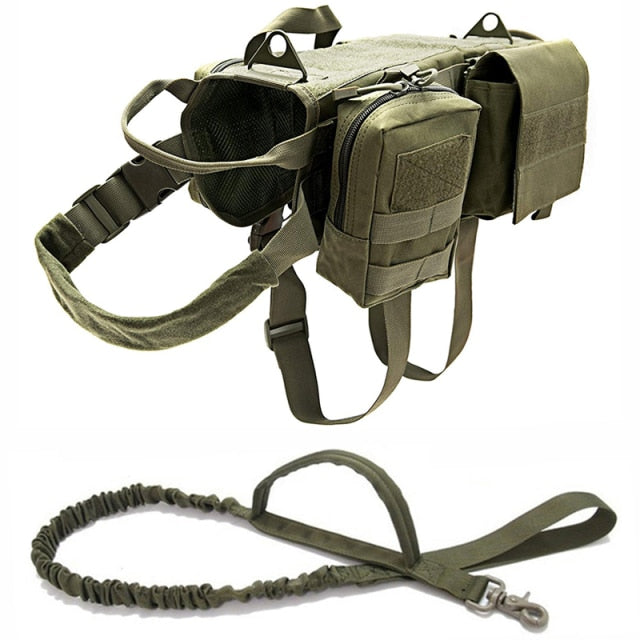 New Magna K9 Elite Tactical Harness Pro with MOLLE System