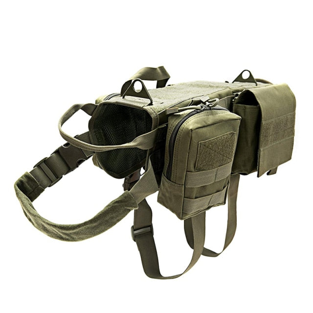 New Magna K9 Elite Tactical Harness Pro with MOLLE System