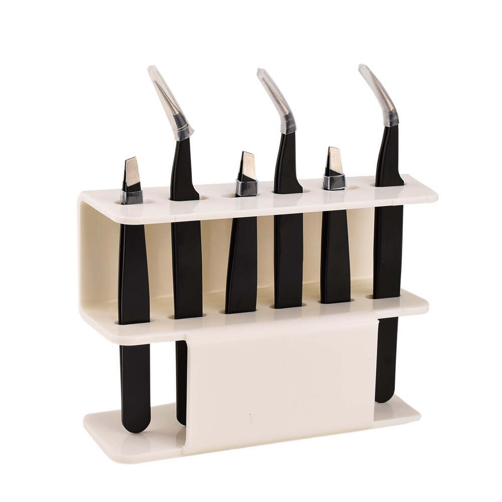 New Magna Acrylic Tweezers Organizer Stand Pro - 6 Slot Beauty Tool Holder