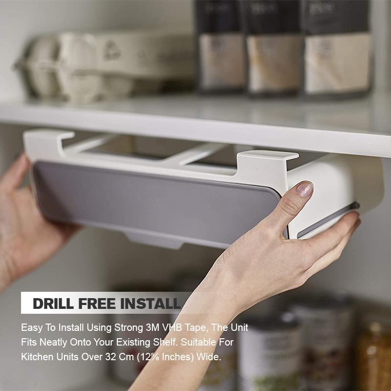 New Magna SpaceMax Pro - Self-Adhesive Wall-Mounted Spice Organizer with Pull-Out Design
