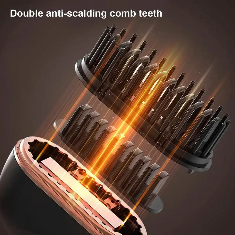 New Magna Portable Hair Straightener Pro double anti-scalding comb teeth with heat protection - safe styling design