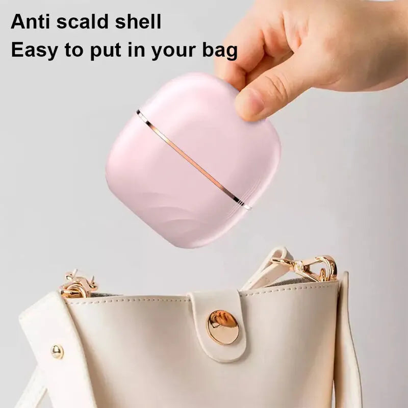 New Magna Portable Hair Straightener Pro compact anti-scald shell design - travel-friendly portable beauty essential
