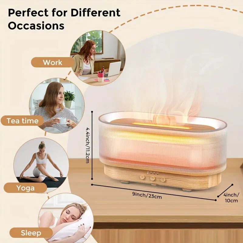 New Magna Air Flame Humidifier Pro