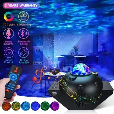 New Magna AuroraLux Pro - Northern Lights Star Projector with Remote & Timer