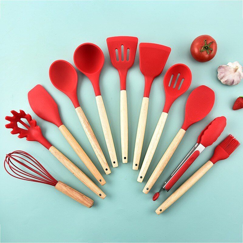 New Magna CookSafe Pro - Non-Stick Silicone Cooking Utensil Set with Heat-Resistant Technology