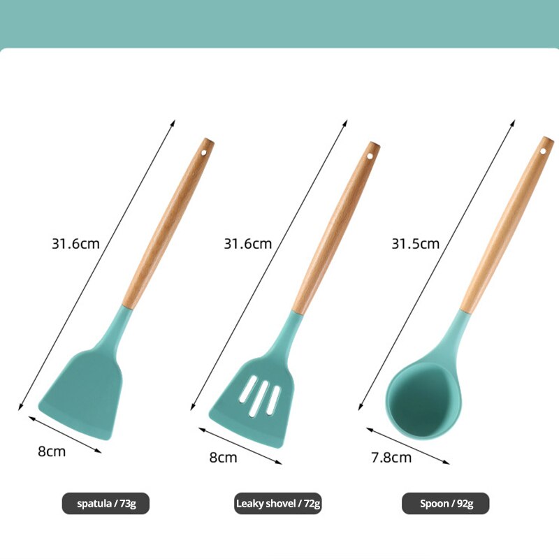 New Magna CookSafe Pro - Non-Stick Silicone Cooking Utensil Set with Heat-Resistant Technology