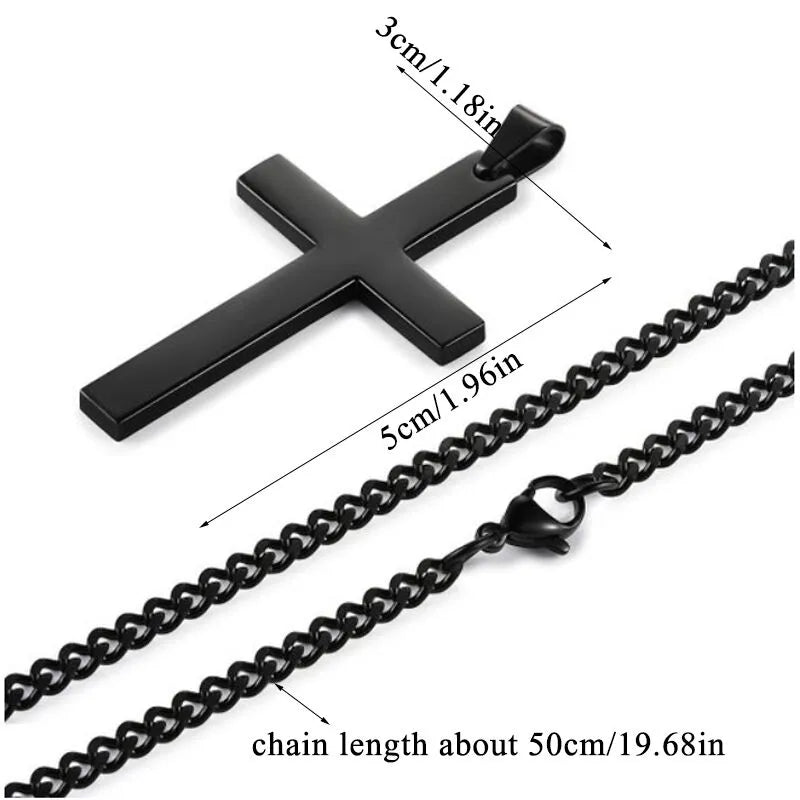New Magna Faith Pro - Elegant Christian Cross Necklace for Men & Women