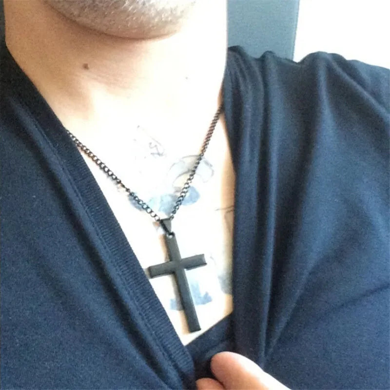New Magna Faith Pro - Elegant Christian Cross Necklace for Men & Women