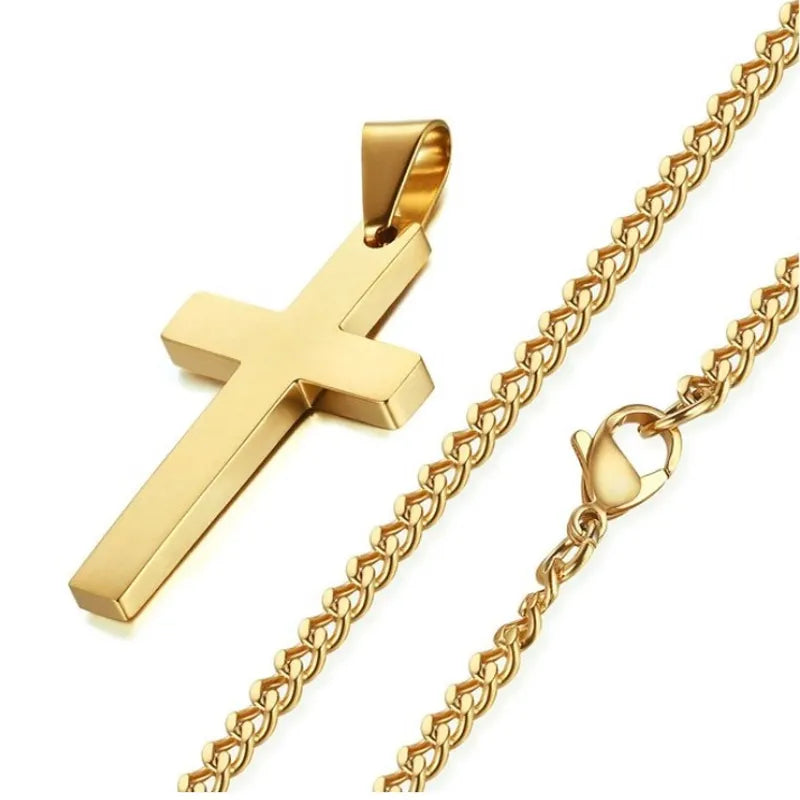 New Magna Faith Pro - Elegant Christian Cross Necklace for Men & Women