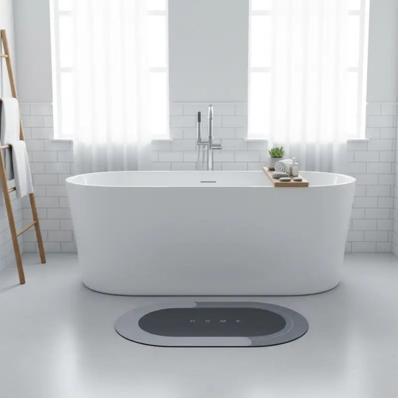 New Magna DryStep Pro - Ultra-Absorbent Non-Slip Floor Mat for Bathroom & Kitchen