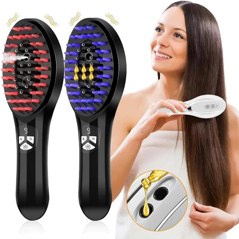 New Magna ScalpRevive Pro red and blue light therapy modes with essential oil ports - dual wavelength scalp treatment