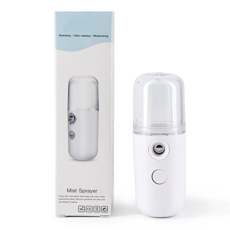New Magna MistGlow Pro - USB Rechargeable Nano Facial Steamer & Hydration Device