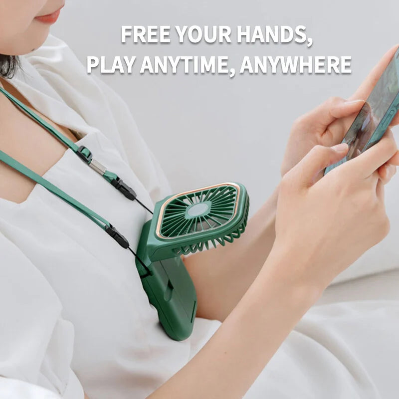 New Magna Portable Neck Fan Pro - Rechargeable Hands-Free Cooling Fan