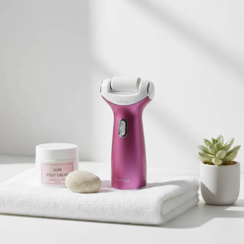 New Magna SmoothStep Pro callus remover with foot cream, pumice stone and succulent - premium spa pedicure essentials