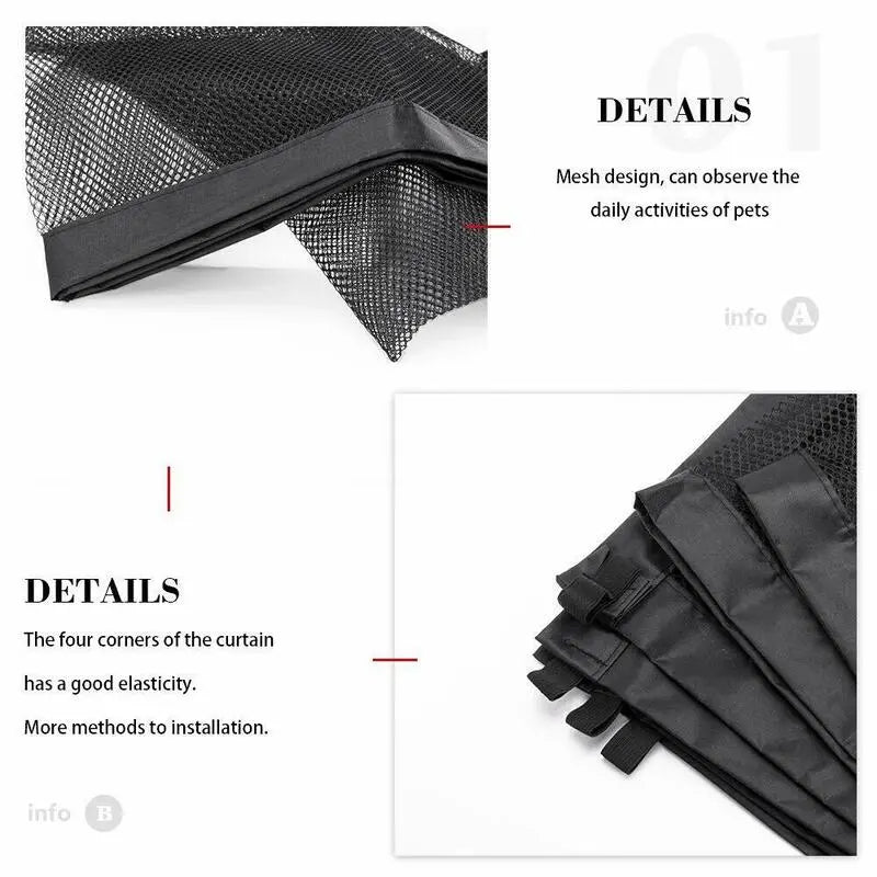 New Magna Black Foldable Protection Pet Safety Gate Pro