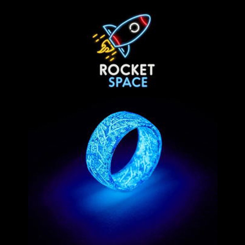 New Magna LumiGlow Pro - Glow-in-the-Dark Resin Rings | Unisex Luminous Statement Jewelry