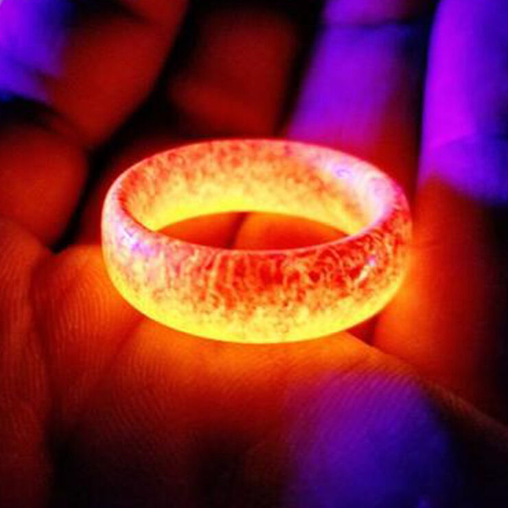 New Magna LumiGlow Pro - Glow-in-the-Dark Resin Rings | Unisex Luminous Statement Jewelry