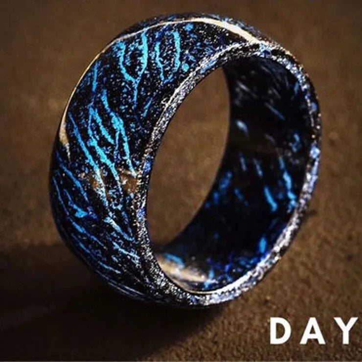 New Magna LumiGlow Pro - Glow-in-the-Dark Resin Rings | Unisex Luminous Statement Jewelry