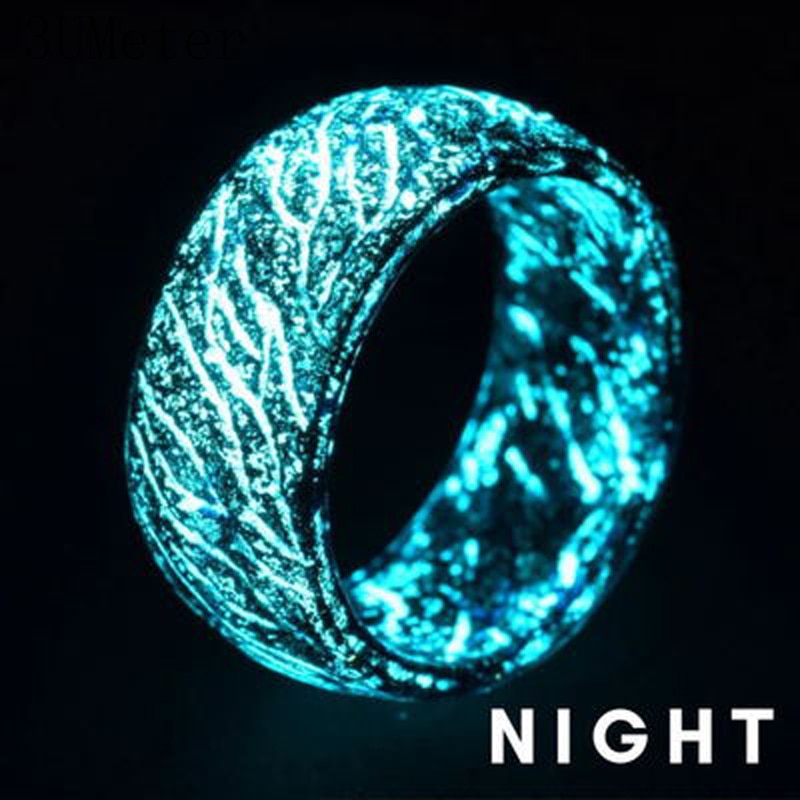 New Magna LumiGlow Pro - Glow-in-the-Dark Resin Rings | Unisex Luminous Statement Jewelry