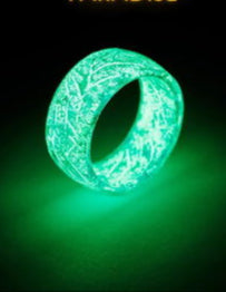 New Magna LumiGlow Pro - Glow-in-the-Dark Resin Rings | Unisex Luminous Statement Jewelry