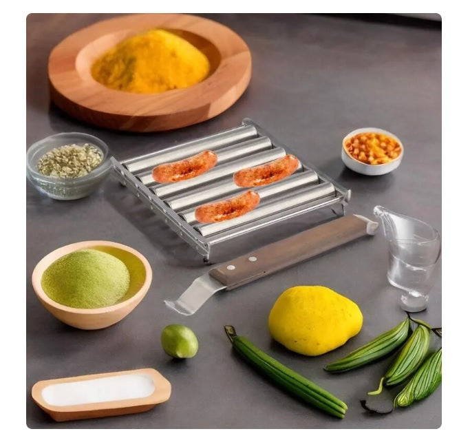 New Magna Grill Master Pro - Stainless Steel Hot Dog Roller with Even Heat Distribution