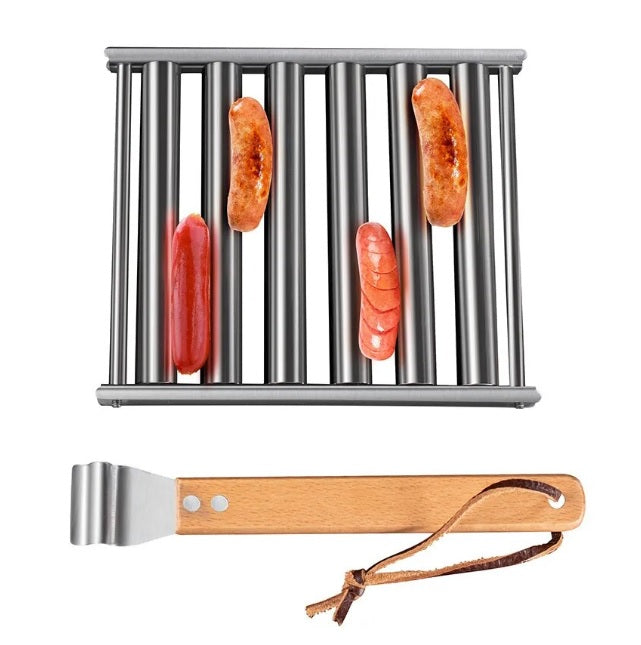 New Magna Grill Master Pro - Stainless Steel Hot Dog Roller with Even Heat Distribution