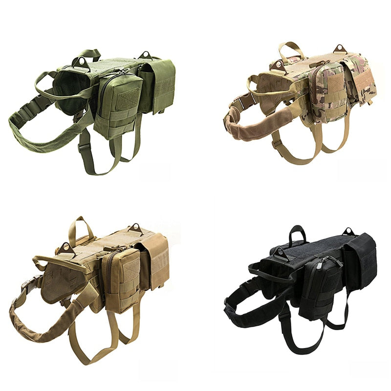 New Magna K9 Elite Tactical Harness Pro with MOLLE System