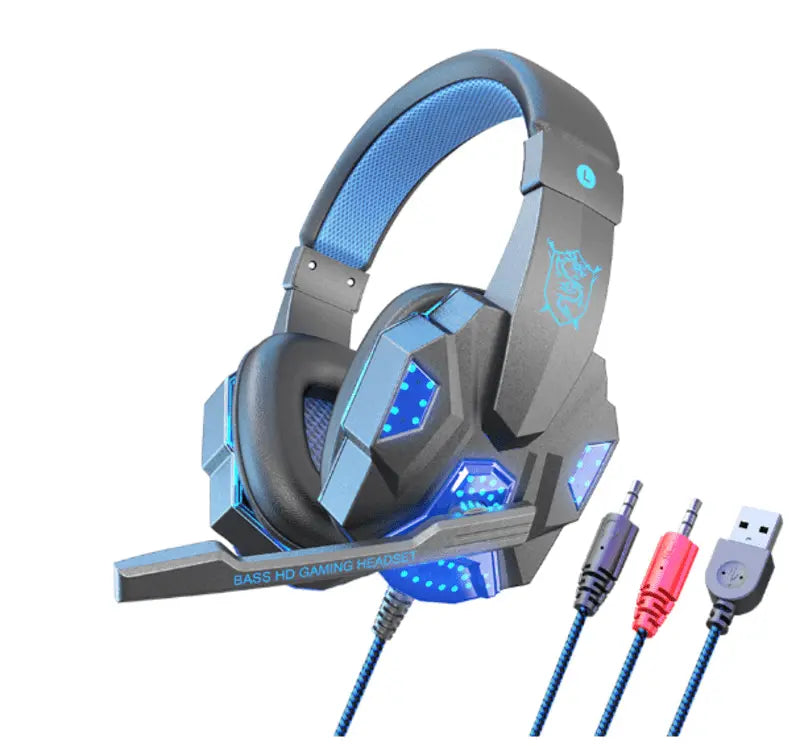 New Magna GameMax Pro - LED Gaming Headset with RGB Lighting & Noise-Canceling Microphone