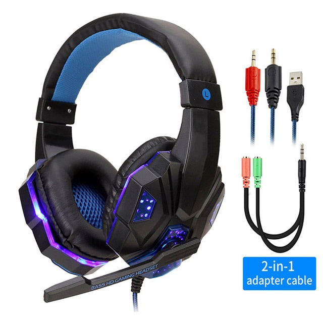New Magna GameMax Pro - LED Gaming Headset with RGB Lighting & Noise-Canceling Microphone