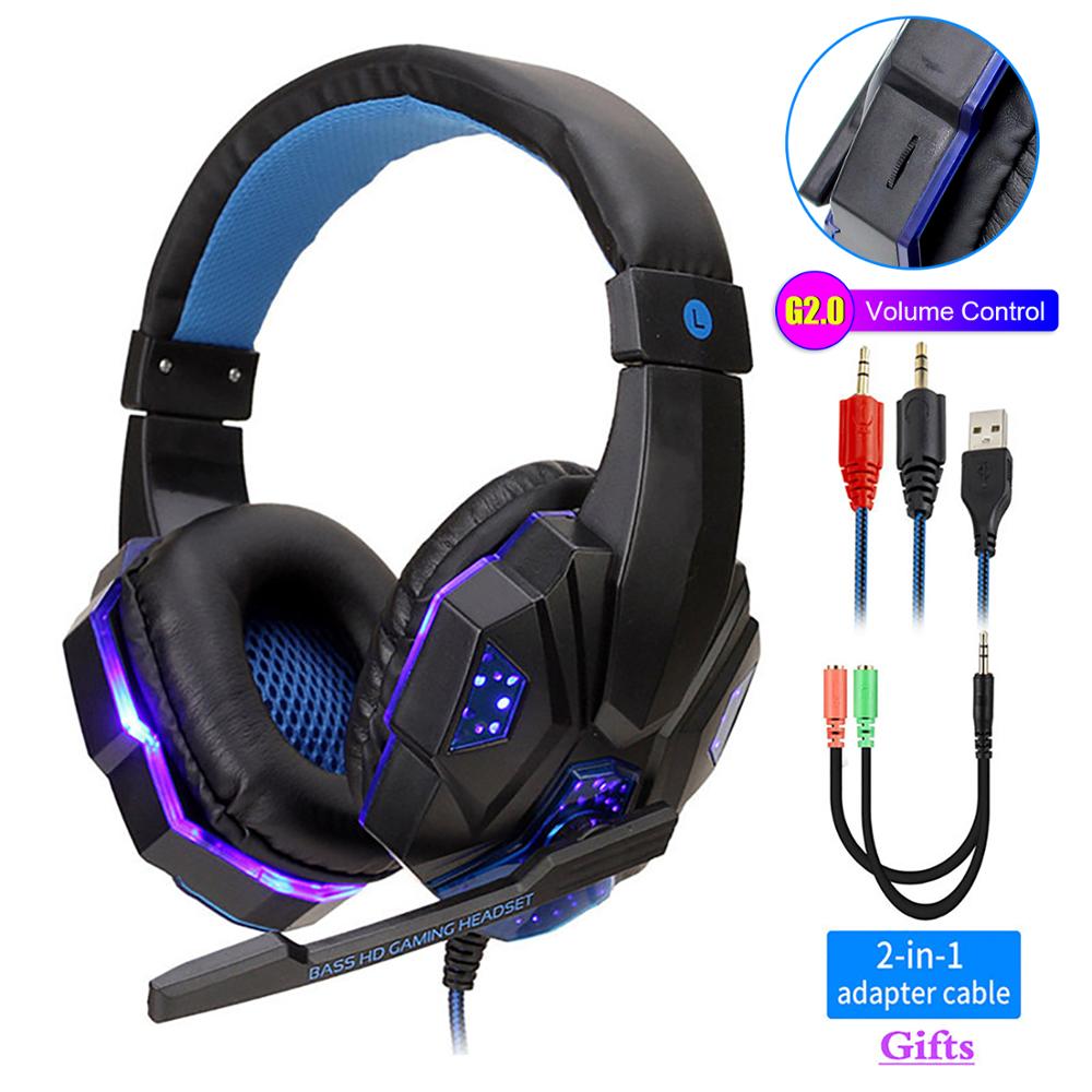 New Magna GameMax Pro - LED Gaming Headset with RGB Lighting & Noise-Canceling Microphone
