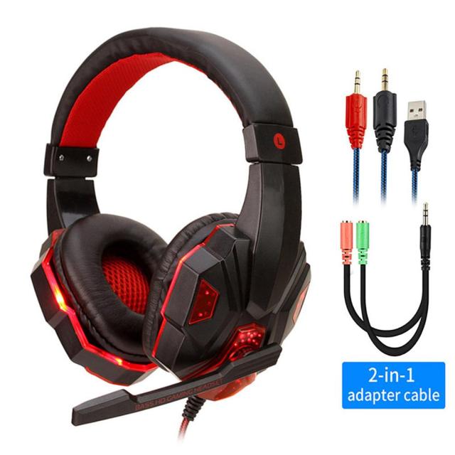 New Magna GameMax Pro - LED Gaming Headset with RGB Lighting & Noise-Canceling Microphone