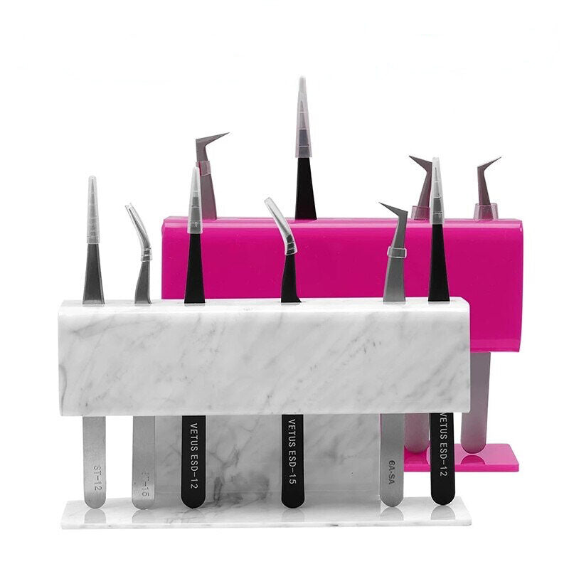 New Magna Acrylic Tweezers Organizer Stand Pro - 6 Slot Beauty Tool Holder