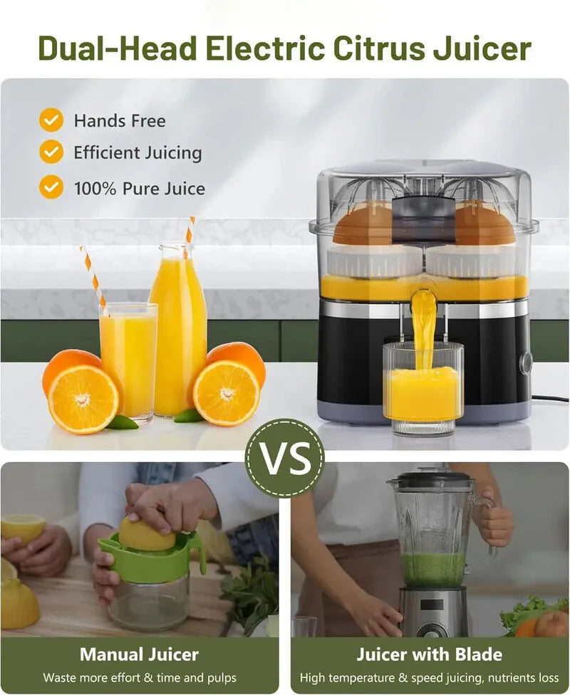 New Magna Dual Head Electric Juicer Pro
