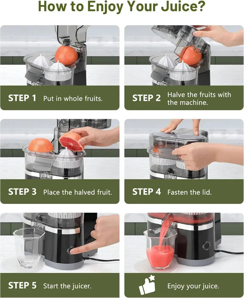 New Magna Dual Head Electric Juicer Pro