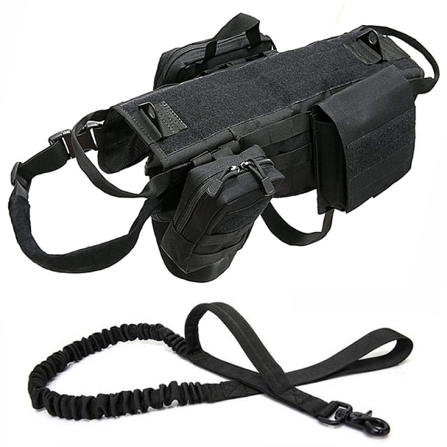 New Magna K9 Elite Tactical Harness Pro with MOLLE System
