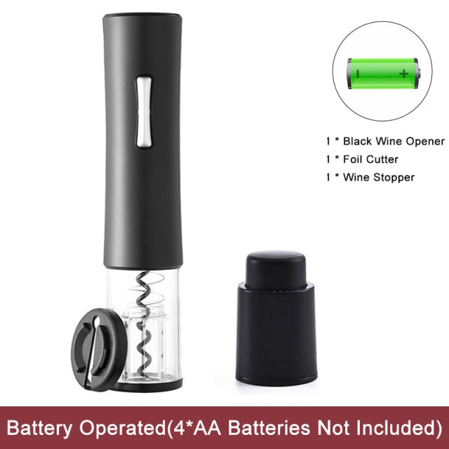 New Magna VinoPro - Automatic Electric Wine Bottle Opener with Foil Cutter