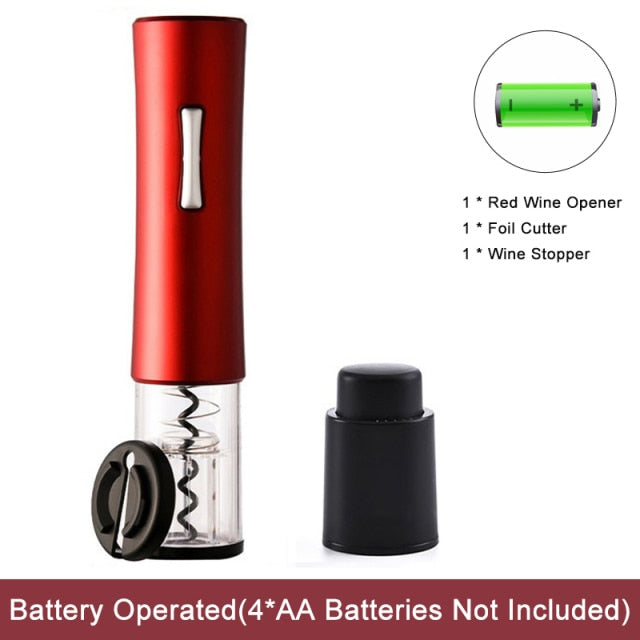 New Magna VinoPro - Automatic Electric Wine Bottle Opener with Foil Cutter