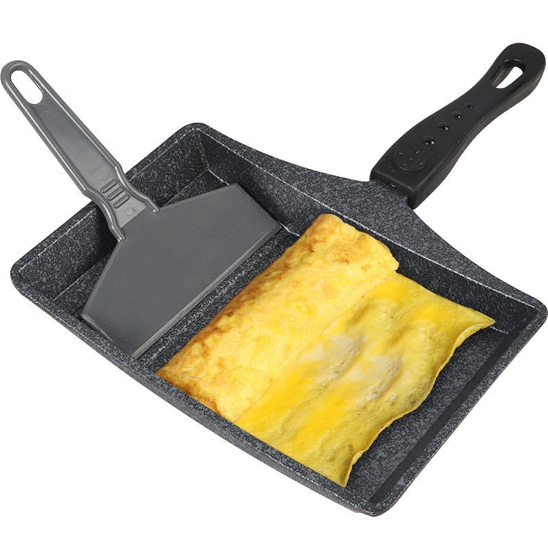 New Magna WaveCook Pro - Non-Stick Wave Bottom Tamagoyaki Pan | Japanese Omelette Specialist Cookware