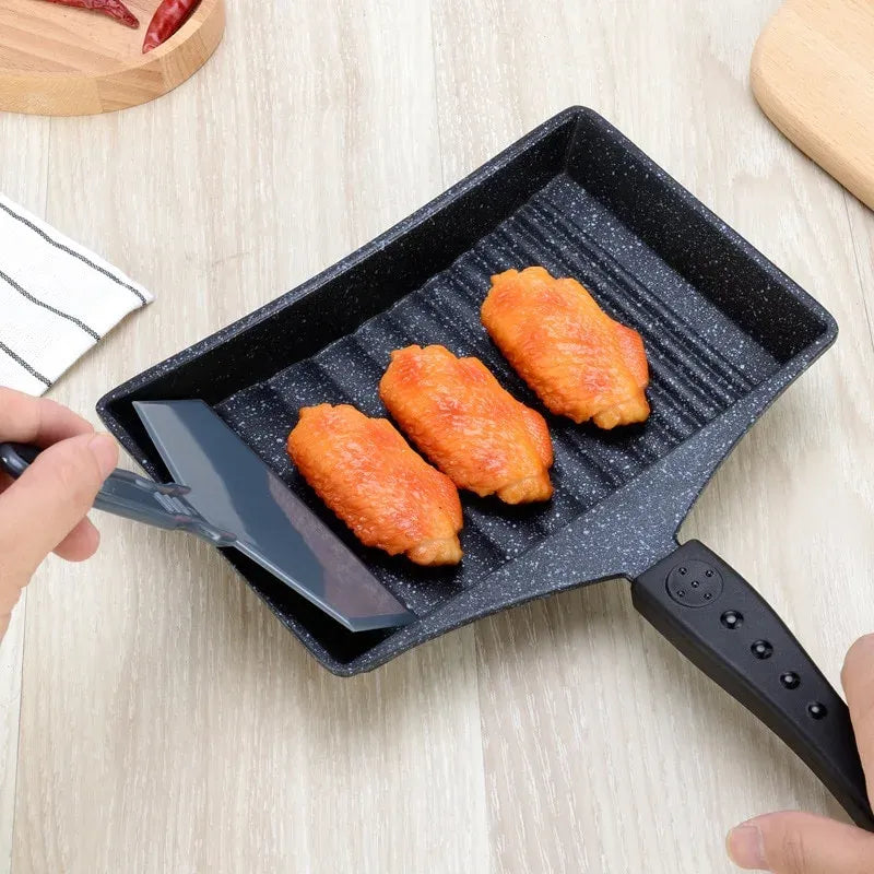 New Magna WaveCook Pro - Non-Stick Wave Bottom Tamagoyaki Pan | Japanese Omelette Specialist Cookware