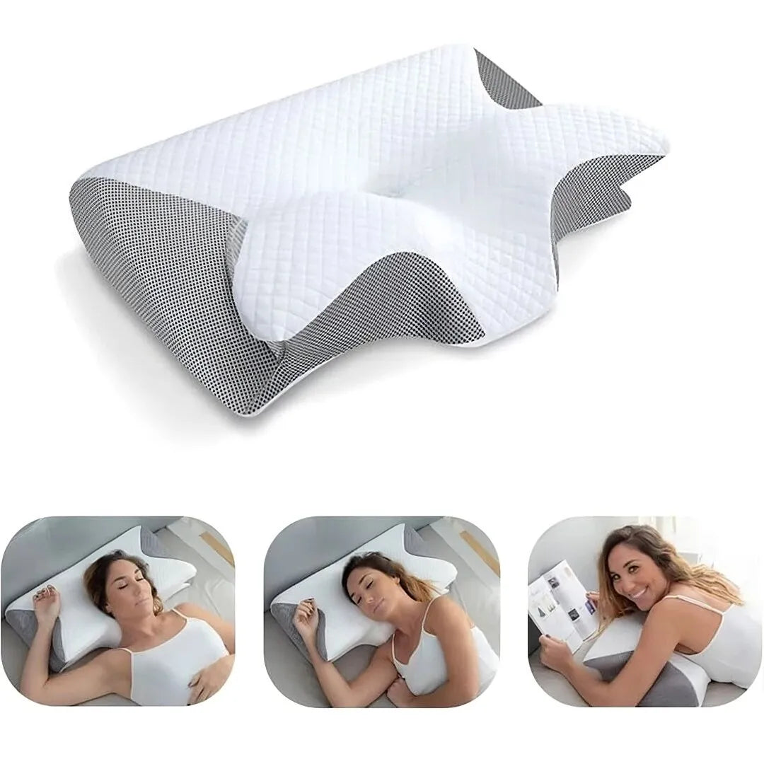 New Magna NeckAlign Pro ergonomic cervical pillow with memory foam - premium neck support for back, side and stomach sleepers