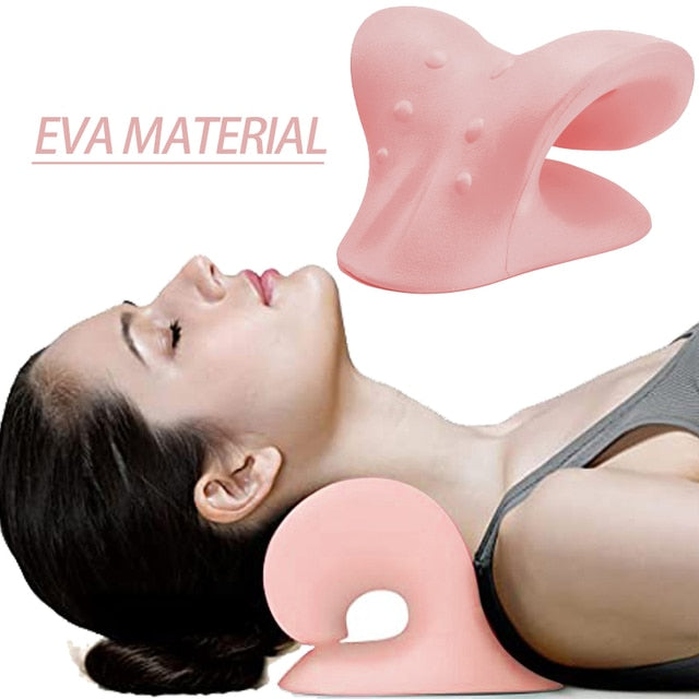 New Magna CerviCare Pro - Therapeutic Neck & Shoulder Stretcher Pillow
