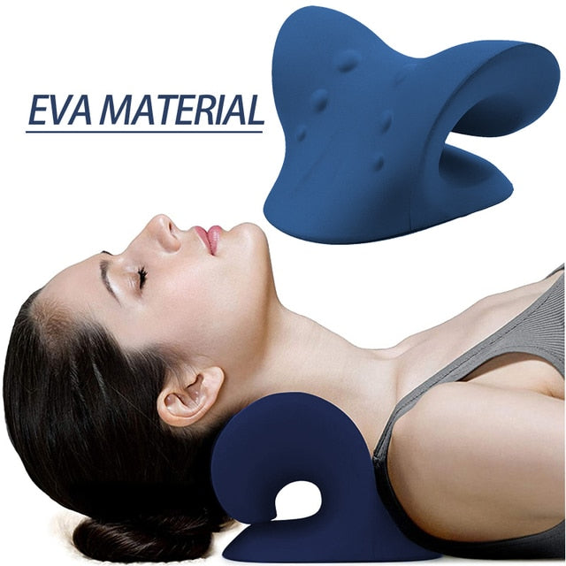 New Magna CerviCare Pro - Therapeutic Neck & Shoulder Stretcher Pillow