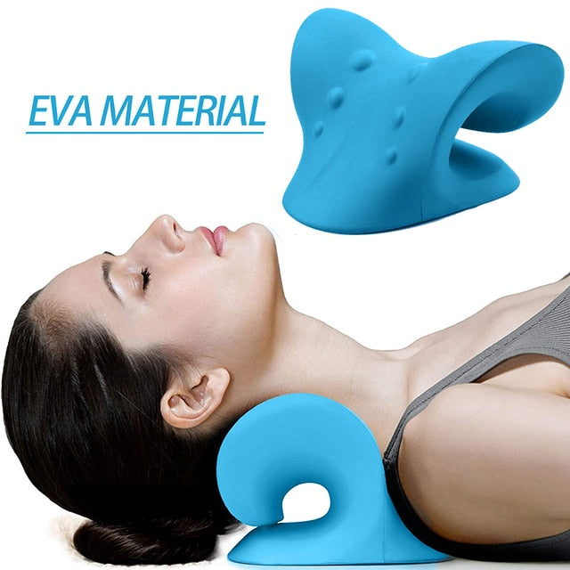 New Magna CerviCare Pro - Therapeutic Neck & Shoulder Stretcher Pillow