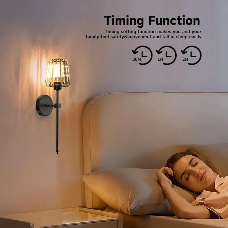 New Magna AuraGlow Pro - LED RGB Rechargeable Crystal Wall Lamp