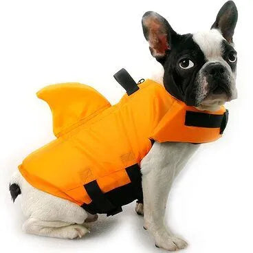 New Magna Dog Life Vest Pro - Premium Pet Safety Flotation Device with Shark Fin