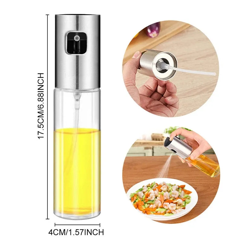 New Magna MistChef Pro - Premium Glass Oil Spray Bottle & Kitchen Mister (100ML)