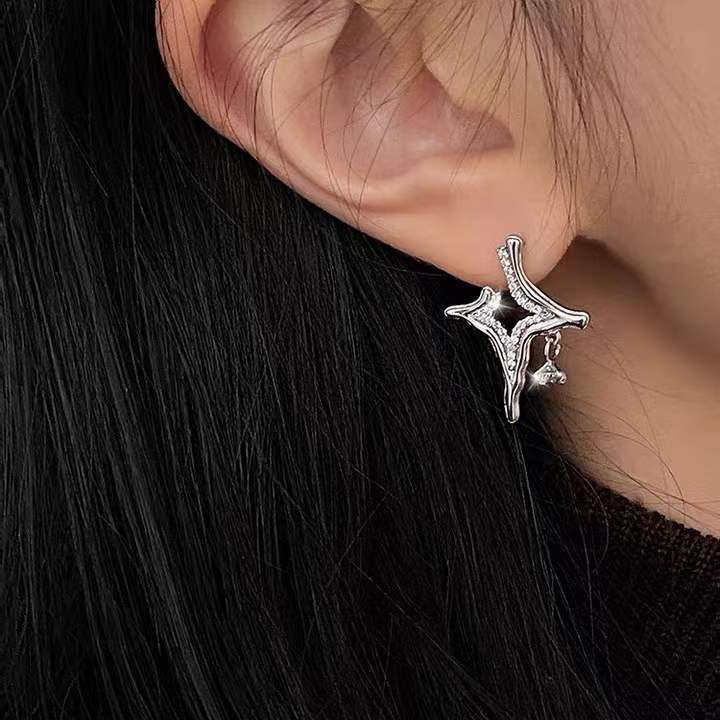 New Magna Celestial Pro - Asterism Rhinestone Earrings with Star-Light Effect