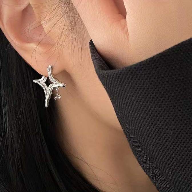 New Magna Celestial Pro - Asterism Rhinestone Earrings with Star-Light Effect