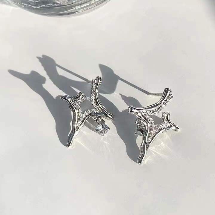 New Magna Celestial Pro - Asterism Rhinestone Earrings with Star-Light Effect