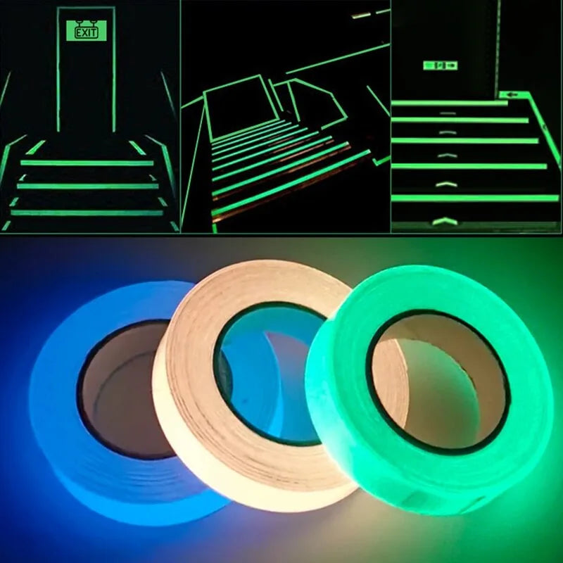 New Magna GlowGuard Pro - Photoluminescent Safety Tape for Emergency Marking